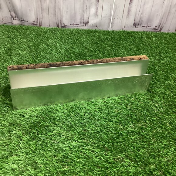 Vintage Cork Metal Desk Calendar Holder - Picture 9 of 12